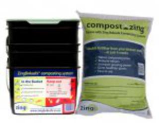 1 x 10 litre Bucket Set + 1 Bag Compost-Zing