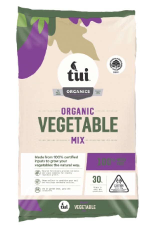 Tui Organic Vege Mix - Biogro certified